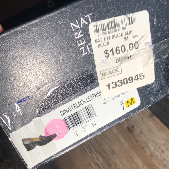 BNIB naturalizer black heeled loafers - Picture 7 of 9